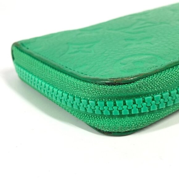 LOUIS VUITTON M81549 Monogram-Taurillon Clemence Zippy Wallet Zip Around Wallet - Picture 5 of 16